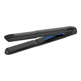 Glampalm Hair Straightener, All-purpose Curling Iron GP201T Flat (Medium) Pure Black, OK for any hair, 11-Level Touch Temperature Control, Free Voltage, Minimal Hair Damage, LED Display - Made in KOREA