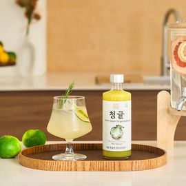 [CheongSum] Whole blended & Pressed GREEN TANGERINE 360ml-fruit extract juice-Made in Korea
