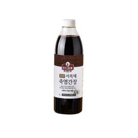 [INSAN BAMB00 SALT] INSAN Family Seomoktae(Black beans) BAMB00 SALT Fermented Bean Naturally Brewed Soy Sauce 1L-Made in Korea