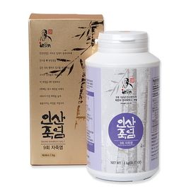 [INSAN BAMBOO SALT] Insan Roasted Purple Bamboo Salt (Solid) 1kg-Made in Korea
