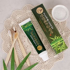 [INSAN BAMBOO SALT] InSan Dae-Sogeum Toothpaste 160g * 5 – Traditional Korean 9x Roasted Bamboo Salt Toothpaste for Gum and Oral Health _ Made in Korea 