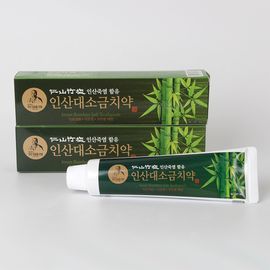 [INSAN BAMBOO SALT] InSan Dae-Sogeum Toothpaste 160g * 2 – Traditional Korean 9x Roasted Bamboo Salt Toothpaste for Gum and Oral Health _ Made in Korea 