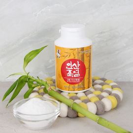 [INSAN BAMBOO SALT] 3-Times Roasted – Powder Type 300g _ Alkaline Traditional Health Salt with Antioxidant Benefits _ Made in Korea