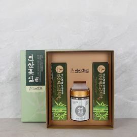 [INSAN BAMBOO SALT] 9x Roasted  Bamboo Salt Solid Gift Set _ Premium Health Gift, Mineral Rich Salt & Oral Care _ Made in Korea