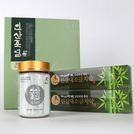 [INSAN BAMBOO SALT] 9x Roasted Bamboo Salt Powder Gift Set _ Premium Health Gift, Mineral Rich Salt & Oral Care _ Made in Korea
