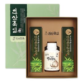 [Insan Bamboo Salt] Field Garlic Pill (200g) & Toothpaste Gift Set – Traditional Herbal Health Supplement & Oral Care Set – Made in Korea
