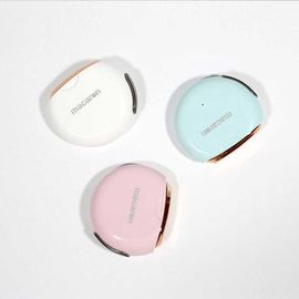 [PI Industry] Macaron 1+1 Eye Massager Device - Targets Eye Wrinkles, Rough Skin, And Fatigue Recovery With Thermal And 3 Color LED Facial Massage, C Type - Made In Korea