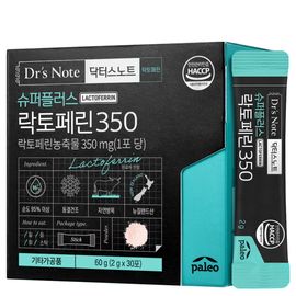 [PALEO] Dr's Note Lactoferrin 350mg 30Sticks-Lactoferrin % of Protein, for Immune Support, GRASS-FED-Made in Korea