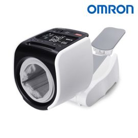 Omron Home automatic electronic blood pressure monitor HCR-1901T2, integrated cuff, high blood pressure screen display, dedicated application blood pressure management, Made Jn Vietnam