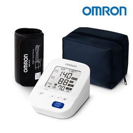 [Omron] Automatic electronic blood pressure monitor HEM-7156, one-touch operation, easy and convenient home blood pressure monitor, cylindrical cuff with soft support, 60-time memory function, LCD display