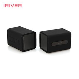 iRiver Sound Twin TWS Bluetooth portable speaker BTS-P33W, 2 separate magnetic auto power, Bluetooth 4.2, IPX4 water resistance, hands-free call function, pouch provided