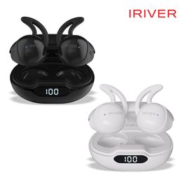 iRiver TWS Bluetooth Earphone IHT-A02, Bluetooth 5.3 wireless earbuds, auto pairing, pain-free fit with eco-friendly TPE material, lithium polymer battery