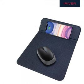 iRiver 15W High-Speed Wireless Charging Foldable Mouse Pad IHW-MP10, C-Type charging, pollution-resistant PU material, non-slip, 0.5cm slim design