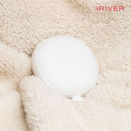 iRiver Portable Rechargeable Hand Warmer 2IN1 IHW-OP2 _White, LED lamp, hand warmer lasting up to 6 hours, 75g ultra light, camping, golf, fishing outdoor activity