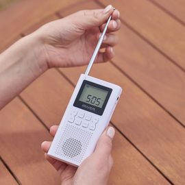 IRIVER Portable Speaker Radio IRS-C505 – Equipped with 3 Antenna, Play MP3, Wireless Speaker, Alarm Clock, LCD Display