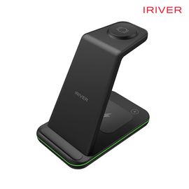 iRiver 3IN1 wireless charger ITC-FN51 for Galaxy Watch, simultaneously charges mobile phone, AirPods, and Galaxy Buds