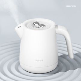 iRiver Mini Kettle Wireless Humidifier KH-A9, ultrasonic humidifier,  350ml, left/right automatic rotation function, pure cotton filter, insufficient detection sensor, washable, wired/wireless combined