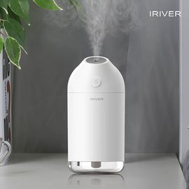 iRiver Rechargeable Ultrasonic Wireless Humidifier Steamman Plus MH-90C, 500ml large capacity, low noise, C-Type charging, LED sleep light, special waterproof design
