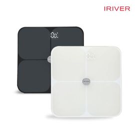 iRiver ITO Smart InBody Scale SB-603T, 20 measurement modes including body fat, muscle mass, BMI index measurement, target weight setting, etc., measurement in 100g increments from 5kg up to 180kg, FDA certified