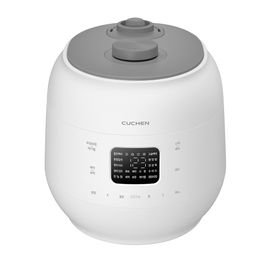 [CUCHEN] THE Fit CRS-FWD1041W-Heating Pressure Rice Cooker 10 Cup (Uncooked), Easy Open Handle, Stainless Cover, Auto Steam Clean-Made in Korea