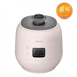 [CUCHEN] THE Fit Dual Pressure CRS-FWK0640P-Induction Heating Dual Pressure Rice Cooker 6 Cup (Uncooked), Easy Open Handle, High/Non-Pressure, Triple Power Packing, DYKING COATED INNER POT-Made in Korea