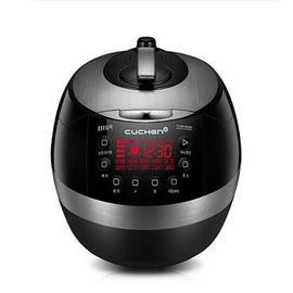 [CUCHEN] THERMO GUARD IH CJH-TLX0601iD-IH Heating Pressure Rice Cooker 6 Cup (Uncooked), BLACK DIAMONG COATED INNER POT, Triple Power Packing-Made in Korea