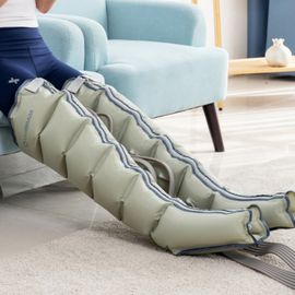 VITAGRAM Air Ground Plus 6-Chamber Pneumatic Leg Air Compression Massager for Deep Vein Circulation and Edema Relief