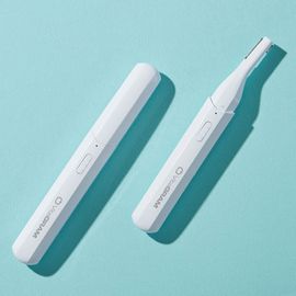 VITAGRAM Rechargeable Electric Eyebrow Trimmer Portable Painless Facial Hair Remover with Stainless Steel Blades and USB Charging