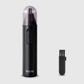 VIVRE Nose Hair Remover VNT9000, ultra-light nose hair groomer, cutting power of powerful stainless steel knife, 8500 rpm, AA battery, safe dome cutterhead, washable