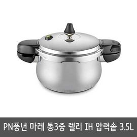  PN poongnyun Mare  IH capable 3-ply capsulated bottom Pressure Cookers 3.5L for 6 Servings MLRPC-06(IH)made in Korea