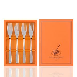 [Jeison] CF4 Cut & Cook 4-Piece Set  Premium Dessert Cake Fork made in korea