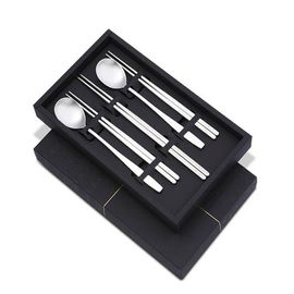 [JEISON] Premium High-End Couple's Spoon and Chopsticks Set BRA5-1 Made in Korea