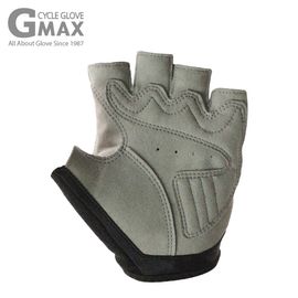 [BY_Glove] GMS10048 G-Max Neon Cycle Bicycle Half Finger Gloves, Lycra Material for Elasticity and Mobility Enhancement, Shock Relief with chamoud cushions_orange