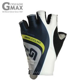 [BY_Glove] GMS10051 Gmax Slip_on Cycle Half Finger Gloves, Lycra Material Enhances Mobility and Elasticity and Reduces Shock with chamoud and rubber cushions_Navy