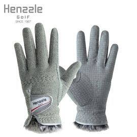 [BY_Glove] GHG17007_KPGA Official_Hanzzle Cold Protection Winter Golf Gloves Women's Two Hands, Silicone Coating and Heat Insulation Fabric, Artificial Fur