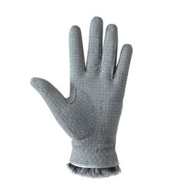 [BY_Glove] GHG17007_KPGA Official_Hanzzle Cold Protection Winter Golf Gloves Women's Two Hands, Silicone Coating and Heat Insulation Fabric, Artificial Fur
