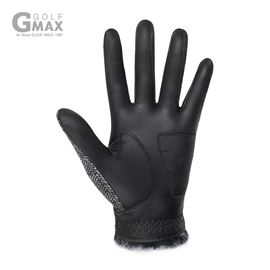 [BY_Glove] GMG31030_KPGA Official_Gmax Winter Sheepskin Golf Gloves Men's Two Hands, Top Quality Faux Fur