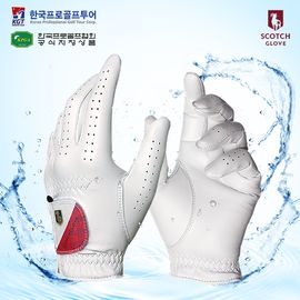 [BY_Glove] SCGL01_KPGA Official_Scotch Tech Glove Natural Sheepskin Breathable Golf Glove, Women's Left Hand Golf Glove
