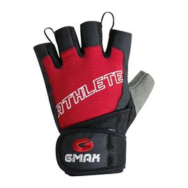 [BY_Glove] GMS10070 Athlete Fitness Natural Goat Leather Gloves, Functional Sandwich Mesh, Foam Pad, Fitness Gloves_Red