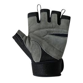 [BY_Glove] GMS10070 Athlete Fitness Natural Goat Leather Gloves, Functional Sandwich Mesh, Foam Pad, Fitness Gloves_Red