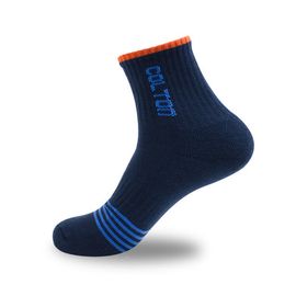 [BY_Glove] Colton Golf Socks, Athletic Running Socks Cushioned Breathable Sports Socks for Men, GMS40011 _  4 Pairs, Golf Socks _ Made in Korea