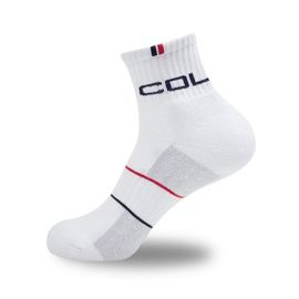 [BY_Glove] Colton Golf Socks, Athletic Running Socks Cushioned Breathable Sports Socks for Men, GMS40011 _  One box of 50 Pairs, Golf Socks _ Made in Korea