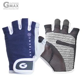 [BY_Glove] GMS10061 Gmax Brand New Outdoor Half Finger Gloves, Mesh material to absorb sweat and improve ventilation, and silicone patch prevents slipping.