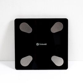 SCHMIDT Real InBody Bluetooth Scale SMT-2210, BIA method, measures 12 data including weight, BMI, body fat percentage, moisture, body age, muscle mass, etc., ABS tempered glass