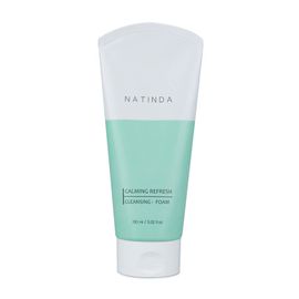 Natinda Calming Refresh Cleansing Foam 150ml that removes all at once, hypoallergenic foam cleansing with natural ingredients, sebum and dead skin cells in pores, makeup remover - Made in Korea