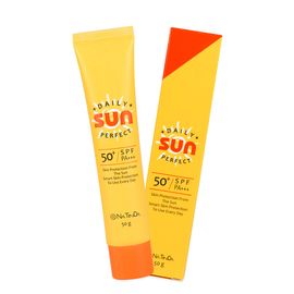 Natinda Daily Perfect Sun Cream 50g, SPF50+/PA+++, UVA, UVB blocking, strong moisturizing, skin soothing, oil and moisture balance, waterproof, no white cast. - Made in Korea