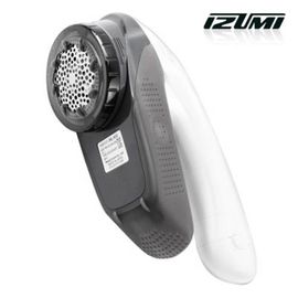 IZUMI Lint Remover IKL-410, high-quality fabric care mode, large capacity lint container, AA batteries, 3-stage height adjustment, diamond polishing large blade - Made in Japan