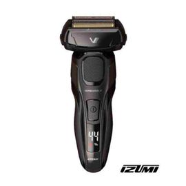 IZUMI 4-Blade Electric Shaver IKS-8050S, waterproof rating IPX7, dry & wet shaving, large capacity lithium-ion battery, austenite SUS, hard case free voltage - Made in Japan