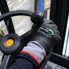 HANDMAX Max Power Grip FULL NO.708 (10 Pairs) , Full coating, Ntrill Foam Coating, Nylon, Spantex, 15G