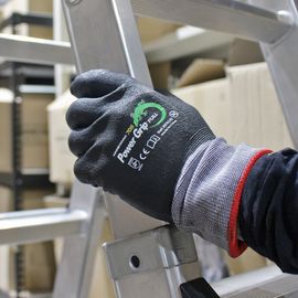 HANDMAX Max Power Grip FULL NO.708 (10 Pairs) , Full coating, Ntrill Foam Coating, Nylon, Spantex, 15G